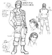 Carlos Oliveira RE3 Nemesis concept art