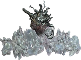 RE8 - Large Crystal Mechanical Heart