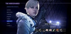 Sherry, sur l'écran d'un menu.