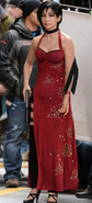 Li Bingbing (Ada Wong) on set