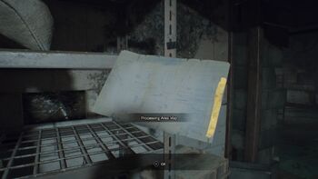 RESIDENT EVIL 7 biohazard Processing Area Map