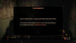 Combining items