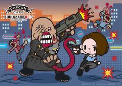 BIOHAZARD RE 3 CAPCOM CAFE バイオハザード RE 3 カプコン