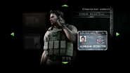 Chris BSAA Character Select