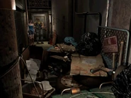 View of the locked alley