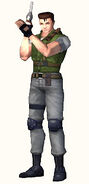 Chris' render in Resident Evil: Deadly Silence.