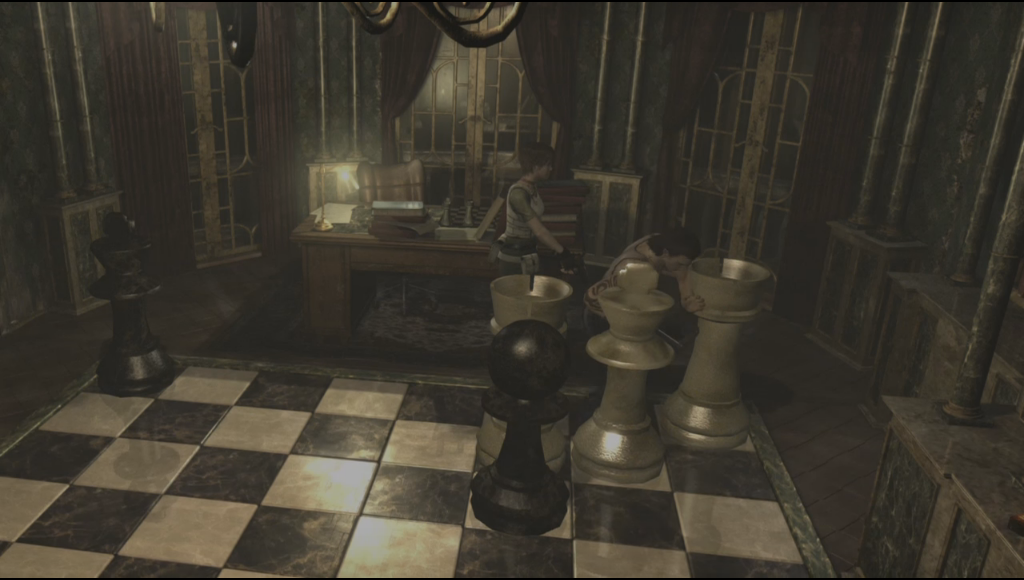 resident evil 0 chess puzzle