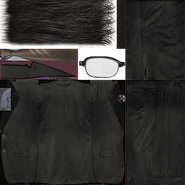 Texture for Tommy's cutscene model, an Umbrella pin can be seen.