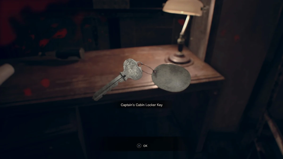 Captain's Cabin Locker Key Resident Evil Wiki Fandom
