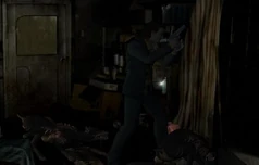 Zwei Zombie Hunde und Billy in RE 0.