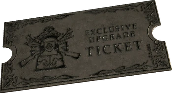 Resident Evil 4 - Réplique 1/1 Metal Exclusive Upgrade Ticket