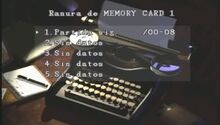 Resident evil m quina de escribir
