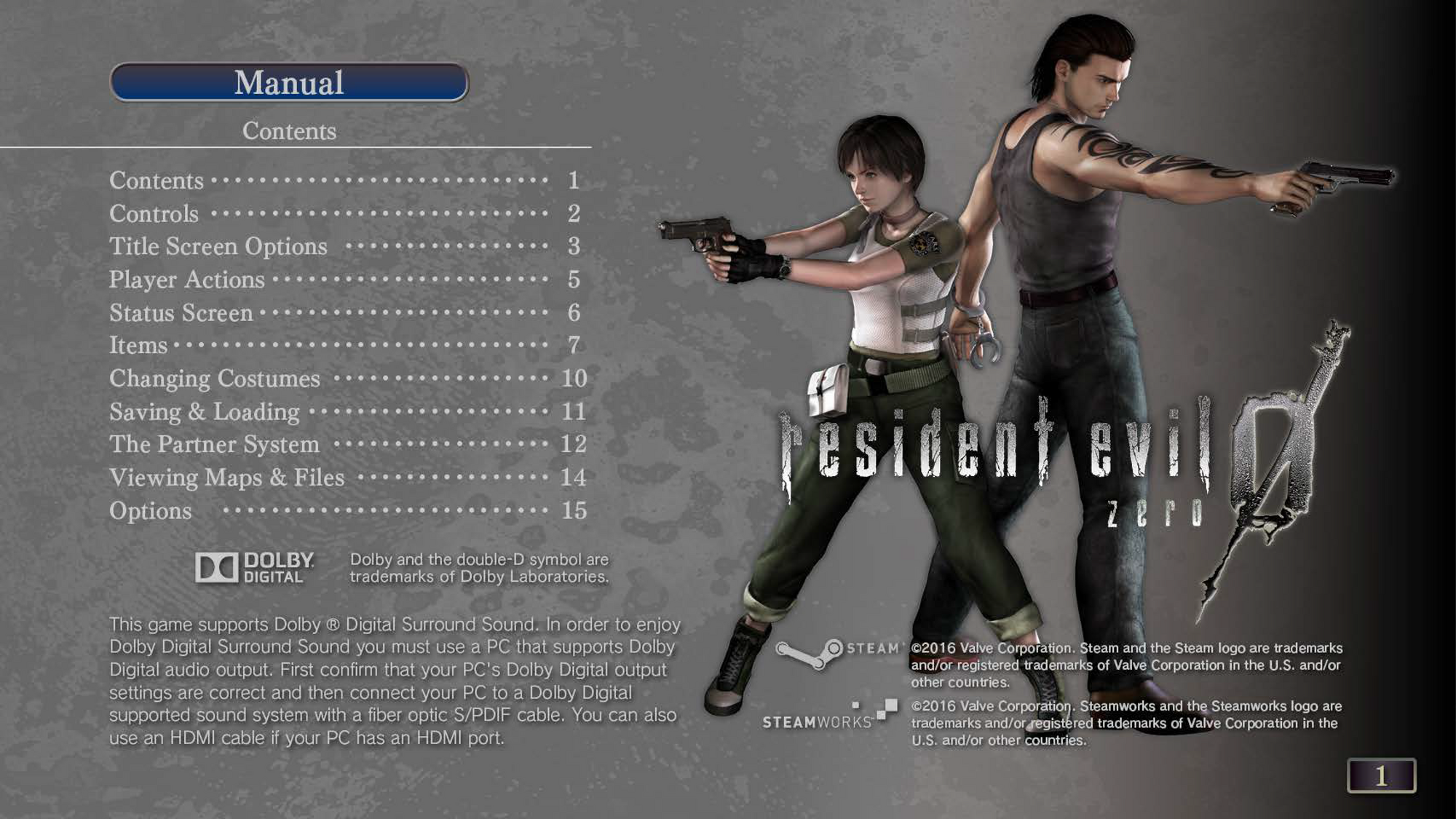 Resident Evil 0 Hd Remaster Manual Resident Evil Wiki Fandom