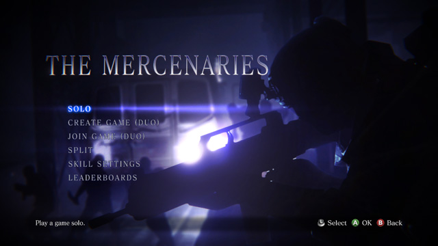 List of Mercenaries Characters and Abilities