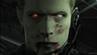 Wesker subito dopo la sua resurrezione