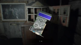 RESIDENT EVIL 7 biohazard Keycard (Blue) pick up