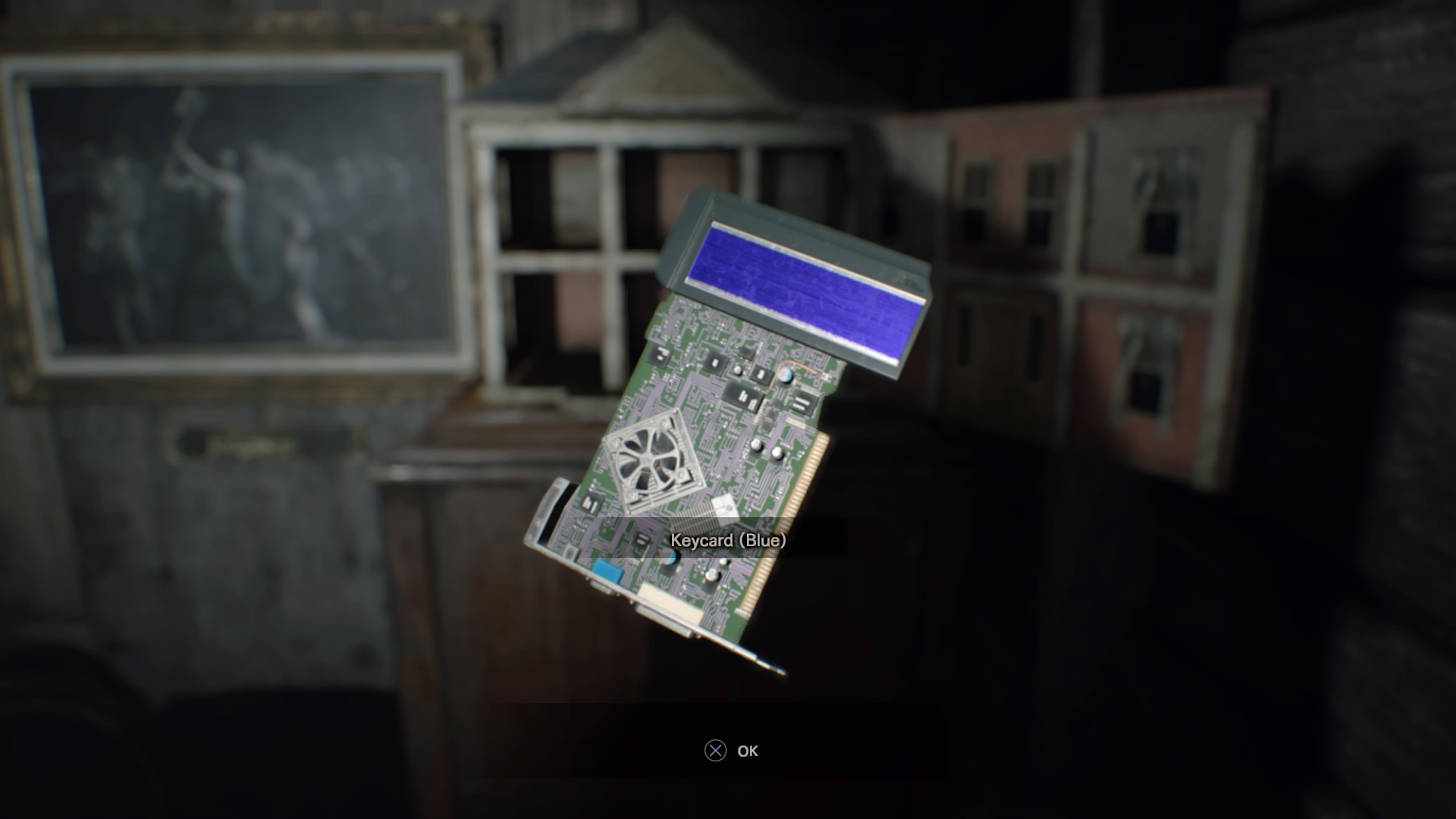 pic Resident Evil 7 Blue Keycard keycard blue resident evil wiki