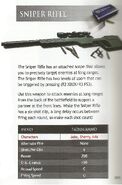 Weapon Description.