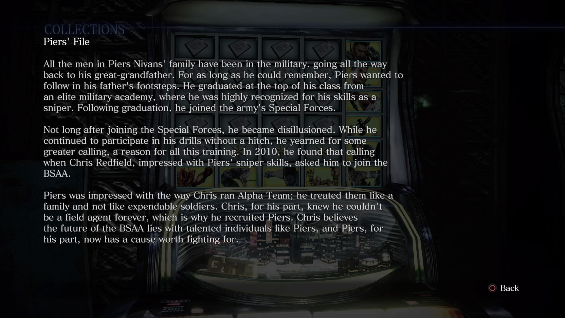 Piers' File | Resident Evil Wiki | Fandom