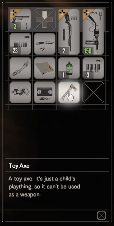 resident evil 7 toy axe resident evil 7 toy axe