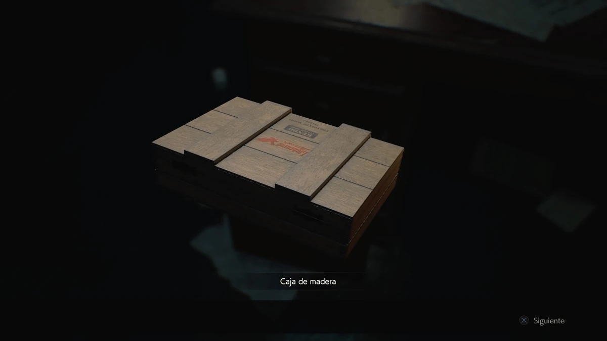 Caja de madera Resident Evil Wiki Fandom
