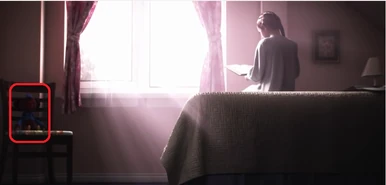 Lottie dans la chambre de Natalia
