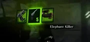 Vista de la Elephant Killer en el inventario