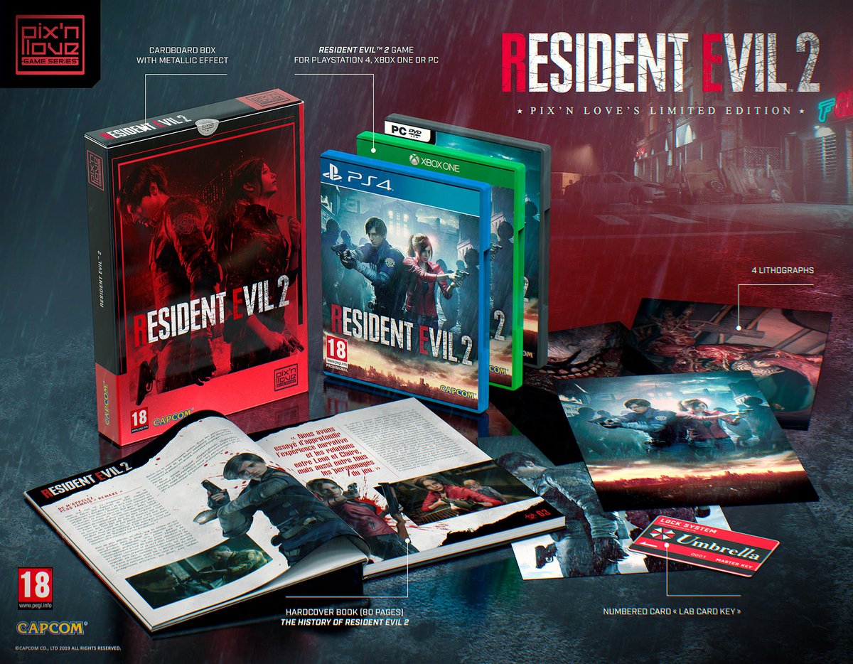 Resident Evil 2 - Limited Edition PS4 - Pix'n Love