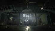 Photorealistic in-game screenshot of the Baker's main house in Resident Evil 7: Biohazard.