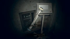 RESIDENT EVIL 7 biohazard Power Cable pick up