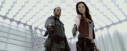 Chris & Claire, shooting at Wesker