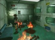 Lab Card Key location in the "B" scenario