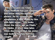 Chris' epilogue in Resident Evil 3: Nemesis.