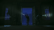 Chris and the BSAA storm the mansion