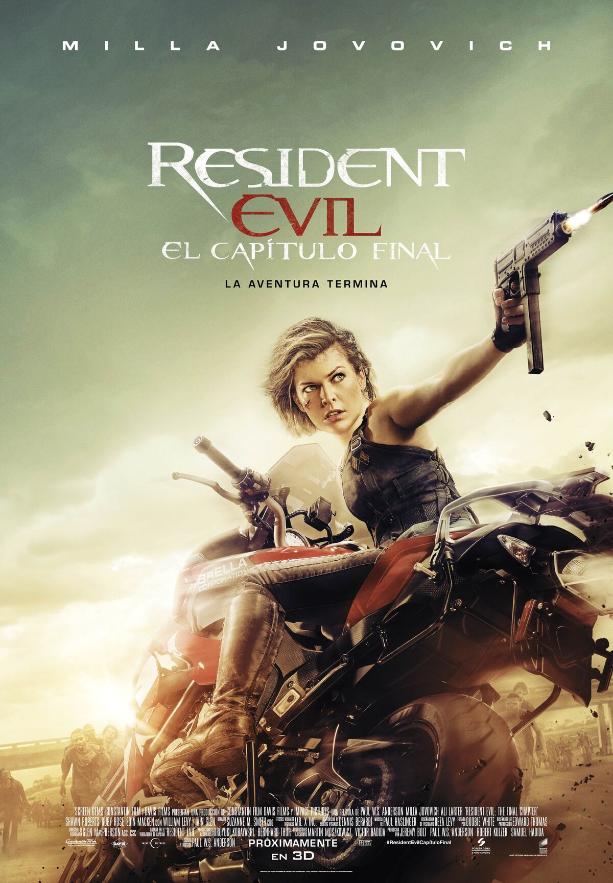 Revelado el argumento y el reparto de 'Resident Evil: The Final Chapter' 