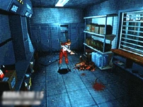 German Shepard 6.png (95 KB) Elza tötet einen Zombie Schäferhund in Biohazard 1.5.