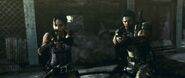 RE5 Chris e Sheva encontram Josh no interior da refinaria de Irving