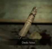 El dedo falso de la demo