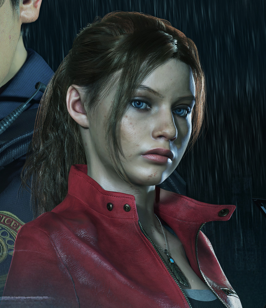 Tess Clarke as Claire Redfield (Live-action actress from Resident Evil 2  (2019) Trailer)