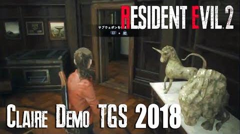 RESIDENT EVIL 2 REMAKE - NEW CLAIRE Gameplay Demo TGS 2018