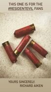 Shotgun shells posted by Rook (Aiken), referencing the infamous Crimson Heads, Neptune and Yawn.