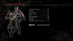Resident Evil: HD Remaster manual, Resident Evil Wiki