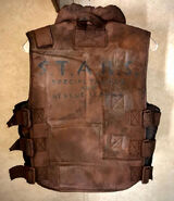 The back of Aiken's S.T.A.R.S vest.