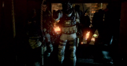 BSAA members deploying via chopper in Resident Evil 6.