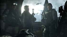 Chris and his BSAA squad Edonia Civil War