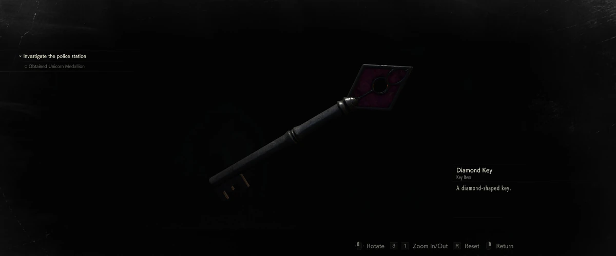 Diamond Key (RE2 remake) Resident Evil Wiki Fandom