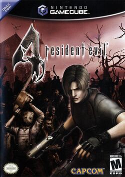 resident evil 4 cover red