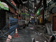 Resident Evil 3 background - Uptown - boulevard p1 - R1030F