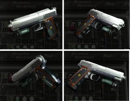 RE4 handgun inventory