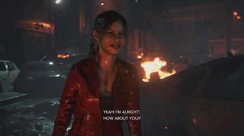 Resident Evil 2 remake all scenes - Claire and Leon enter the city